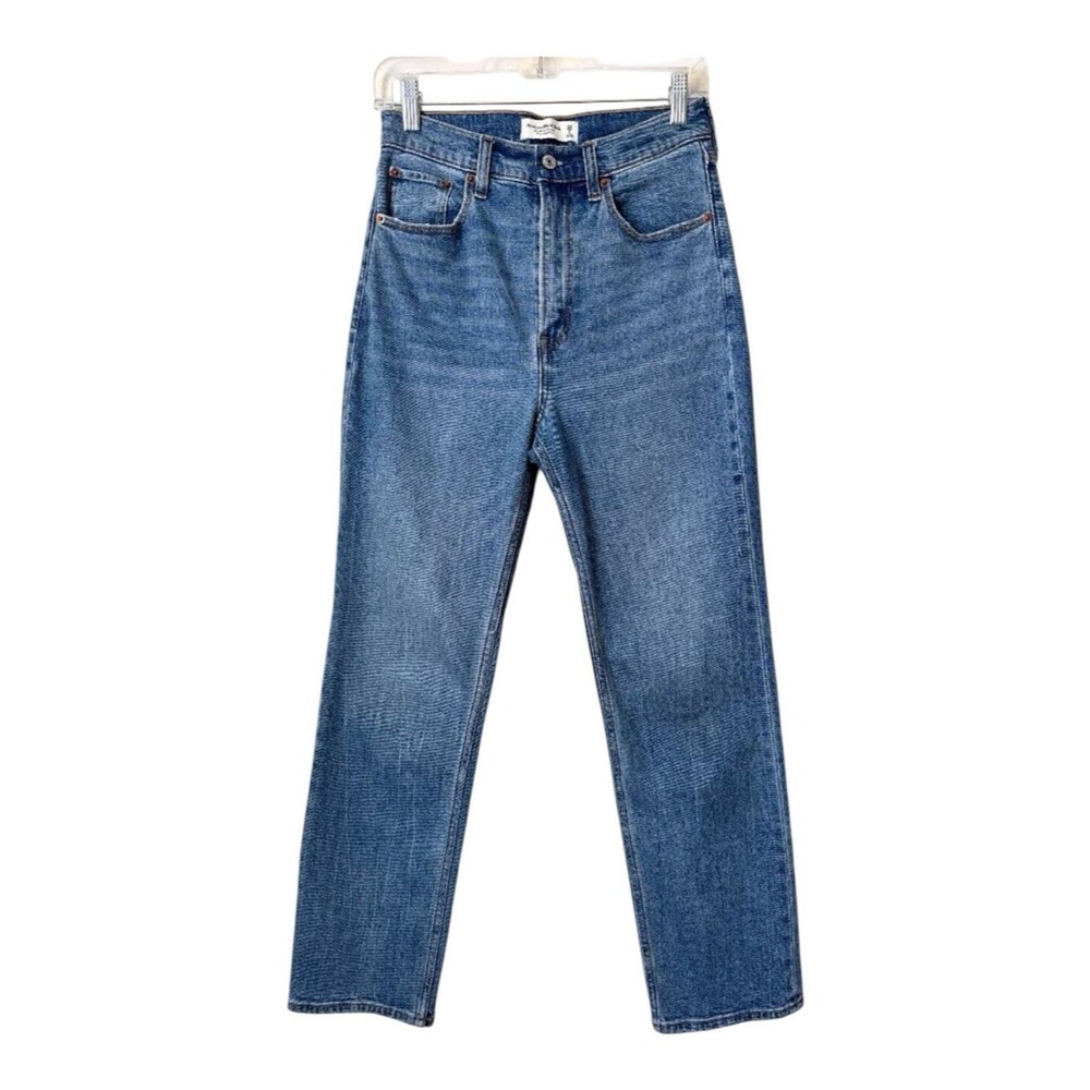 Abercrombie & Fitch The Ankle Straight Ultra High Rise